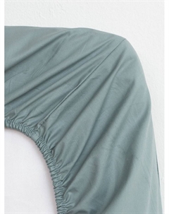 Простыня на резинке 2-спальная «», 180×200+25 см, бирюзовая, перкаль Этель