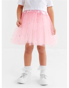 Юбка детская «Звездочки», светло-розовая, 30 см Kaftan
