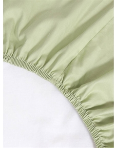 Простыня на резинке Young grass 160*200+25 см, сатин, 125г/м² Lovelife