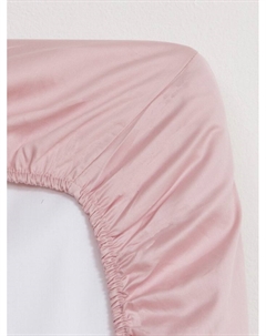 Простыня на резинке Pink rose 160х200х25 см, 100% хлопок, мако-сатин, 114г/м2 Этель