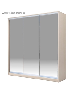 Шкаф-купе Хит-22-20-888, 2000×620×2200 мм, матовое стекло, цвет дуб молочный Аллоджио
