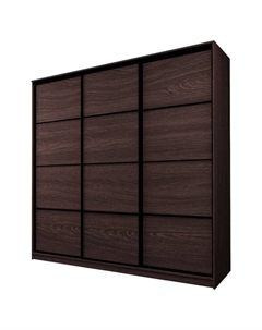 Шкаф-купе Max-МШ-23-6-24/2-111, 2400×600×2300 мм, цвет венге Аллоджио