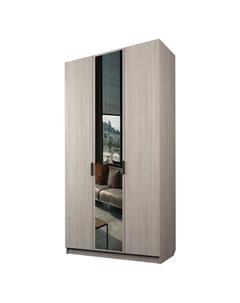 Шкаф трехдверный «. Экон», с зеркалом, 1200×520×2300 мм, цвет ясень шимо светлый Аллоджио