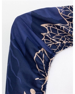 Простыня на резинке 1.5-спальная «», 140×200+25 см, зелёная, поплин Этель