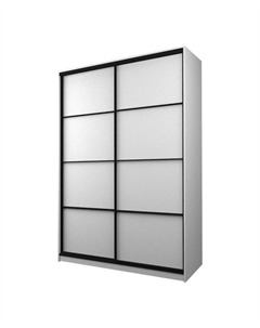 Шкаф-купе Max-МШ-23-6-18-11, 1800×600×2300 мм, цвет белый шагрень Аллоджио