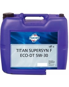 Моторное масло Titan Supersyn F ECO-DT 5W-30 20л Fuchs