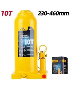 Бутылочный домкрат DQ71010 10т Deli