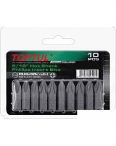 Набор бит FSBA1003G (10 предметов) Toptul