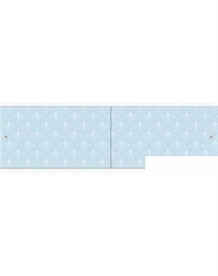 Фронтальный экран под ванну Универсал Кварт 1.68 (голубой иней) Метакам