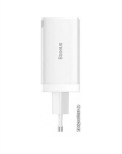 Сетевое зарядное GaN5 Pro Fast Charger 2C+U 65W (белый) Baseus