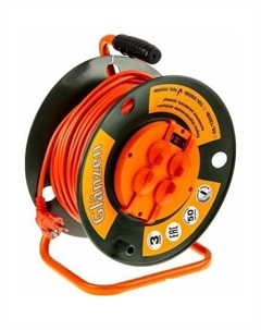 Удлинитель EB-50-007 (50 м, оранжевый) Glanzen