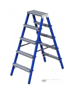 Лестница-стремянка NV 114 двухсторонняя 2x5 ступеней Новая высота