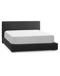 Мягкая кровать acer 200 200 серый 216 0x100x218 0 см Myfurnish