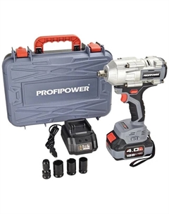 Гайковерт T-900N (с 1-им АКБ, кейс) Profipower