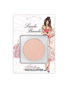 Компактный хайлайтер Стробинг Pink (в блистере) Landa branda