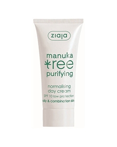 Дневной крем SPF 10 Normalizing Manuka Tree Purifying 50 Ziaja