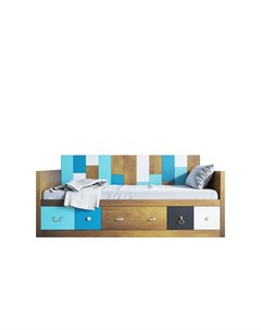 Кровать кушетка aquarelle мультиколор 200x90x100 см Etg-home