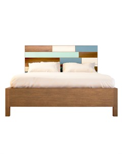 Кровать aquarelle коричневый 160 0x120 0x212 0 см Etg-home
