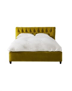 Мягкая кровать harper желтый 170x114x215 см Myfurnish