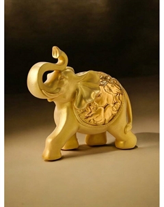 Копилка для денег «Слон сафари», гипс, слоновая кость, 30×35×17 см Хорошие сувениры