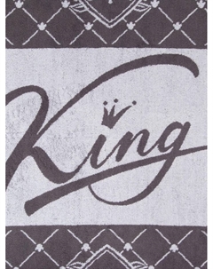 Полотенце махровое King, 70×130 см, 100%, 420 г/м², серое Этель