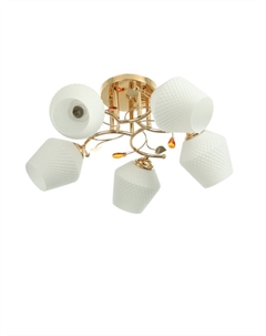 Люстра "Грета" 5х40Вт Е27 Золото МОДЕЛЬ: 2600553 Bayerlux