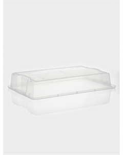 Контейнер для хранения Porter, 18 л, 66×42×12 см, с крышкой, цвет слоновая кость Berossi