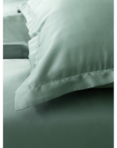Наволочка SL Home Tencel, 70×70+3 см, оливковая, тенсель, эвкалиптовое волокно 100% Sima-land home