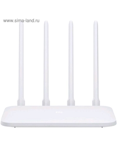 Wi-Fi роутер беспроводной Xiaomi Mi WiFi Router 4C (4C), 10/100 Мбит, белый