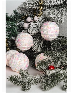 Ёлочные игрушки «Маттео», шары новогодние, d=6 см, набор 6 шт. Зимнее волшебство