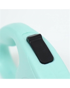 Рулетка с принтом "Щенок", 5 м, чёрно-мятная Пижон