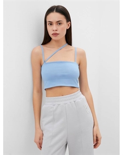 Топ на бретелях женский, размер 48-50, голубой Mist