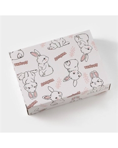 Блюдо «Зайка в золотом», 16.5×12×3.5 см, белое Доляна