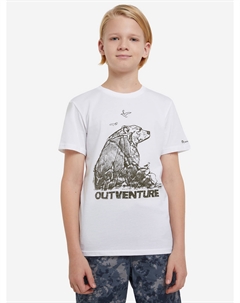 Футболка для мальчиков, Белый Outventure