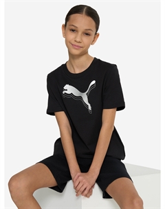 Футболка для девочек, Черный Puma