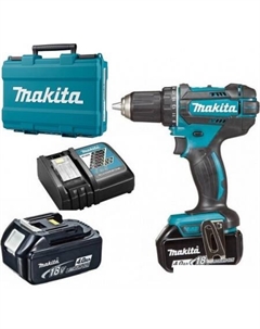 Дрель-шуруповерт DDF482RME (с 2-мя АКБ, кейс) Makita