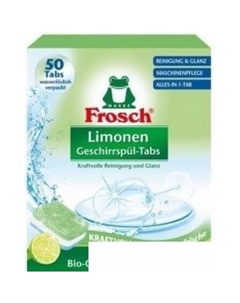 Таблетки для посудомоечной машины Лимон 50 шт Frosch