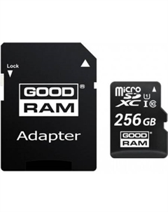 Карта памяти M1AA microSDXC M1AA-2560R12 256GB (с адаптером) Goodram
