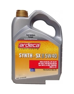 Моторное масло SYNTH-SX 5W-40 4л Ardeca