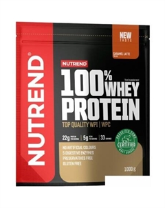 100% Whey Protein (1000г, карамельный латте) Nutrend