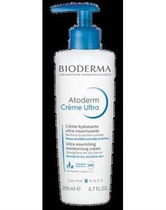 Крем для тела Bioderma Atoderm Creme Ultra с помпой