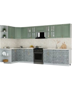 Кухонный гарнитур Интерлиния Мила Шато 1.5x3.6 LV
