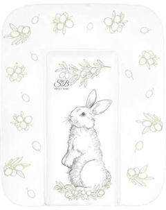 Пеленальный матрас Sweet Baby Foresta Magica Grigio Oliva 58x71 Sweet baby