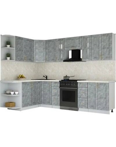 Кухонный гарнитур Интерлиния Мила Шато 1.7x2.8 LV