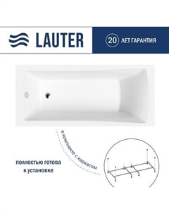 Ванна акриловая Aurora 180x80 / 21010080 Lauter