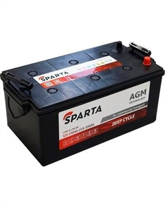 Автомобильный аккумулятор AGM LPM12-210 HD Sparta