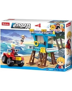 Конструктор Город. Спасательная вышка / M38-B0670 Sluban