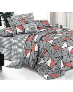 Комплект постельного белья Alleri Поплин Luxe 1.5сп / П-375
