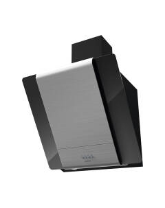 Вытяжка наклонная Krona Talli 600 Inox/Black Glass 3P