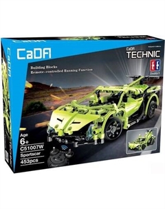 Конструктор управляемый CaDa Гоночная машина C51007W Cada